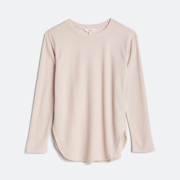 Kids Long Sleeve Tee - Cream - Picture 1 of 4